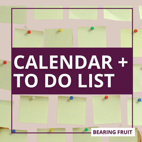 👯‍♀️ Calendar + To Do List 👯‍♀️
